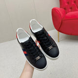 Gucci tonal black luxury sneakers view 4 chunky sole construction