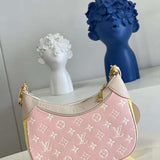 Back view of statement structured women's handbag – women's premium purse