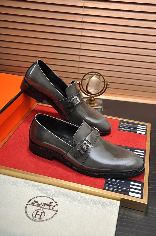 Hermès Red Chunky Platform Sneakers - Sole Detail View