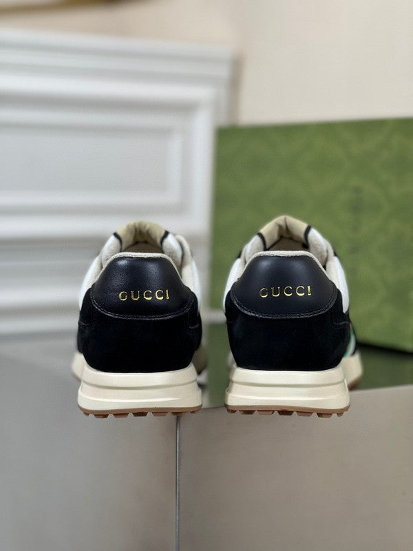 Gucci clean off-white luxury sneakers view 4 premium leather build