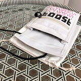 Close-up detail of polished statement women's handbag – women's designer-style accessory