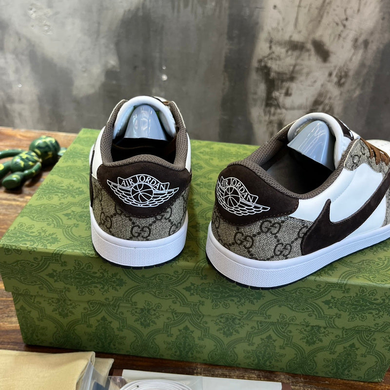 Gucci soft grey luxury sneakers view 10 padded collar comfort