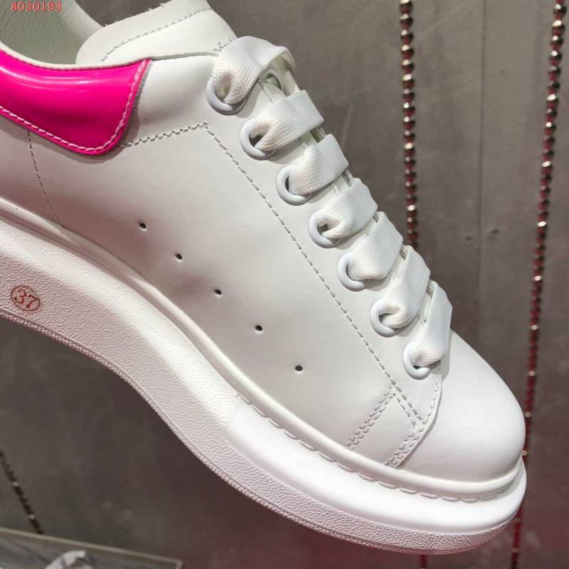 Alexander McQueen fresh white-and-black luxury sneakers view 6 streetwear statement look