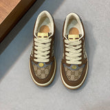 Gucci all-black luxury sneakers view 6 heritage-inspired look