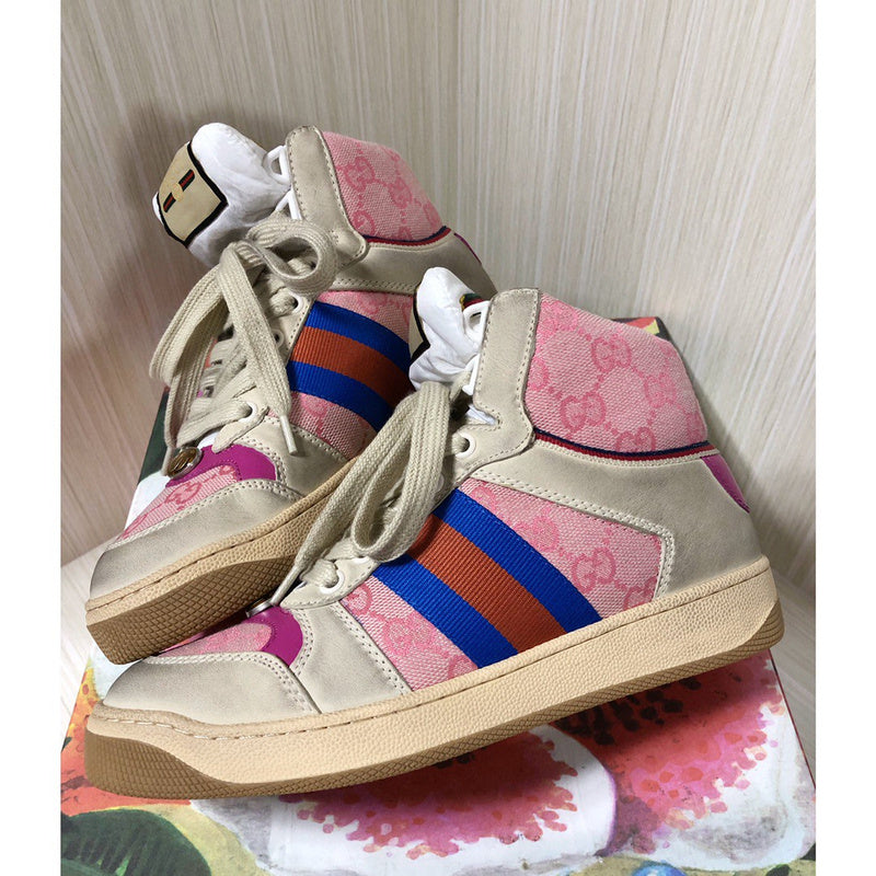 Gucci clean off-white luxury sneakers view 8 chunky sole construction