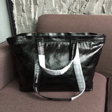 Refined Vegan Leather Handbag - Signature Hardware Accents | Women's Fashion Handbag #948 - front view (image 1) of designer-inspired handbag