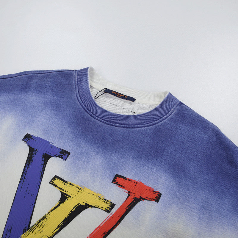Back view of Louis Vuitton luxury clothing with streetwear-inspired cut