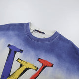 Back view of Louis Vuitton luxury clothing with streetwear-inspired cut