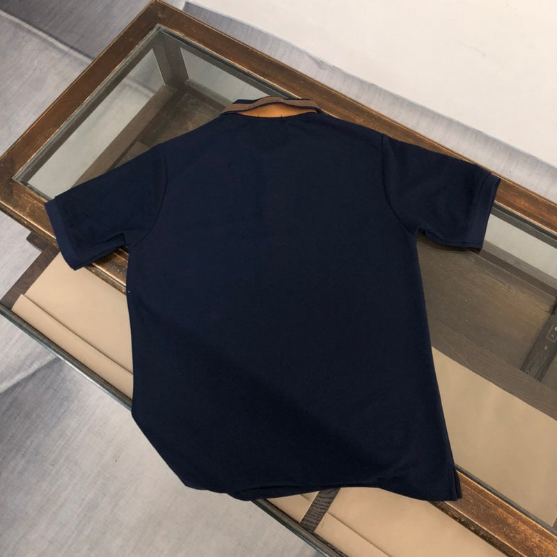 Close-up detail shot of Louis Vuitton cotton t-shirt with everyday silhouette