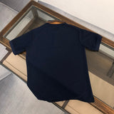 Close-up detail shot of Louis Vuitton cotton t-shirt with everyday silhouette