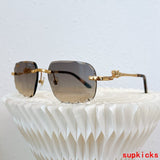 Angled view of Cartier unisex sunglasses