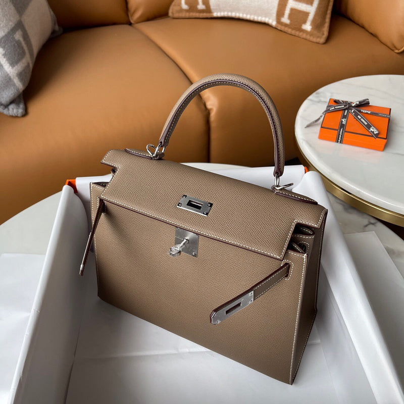 Close-up detail of understated bag design