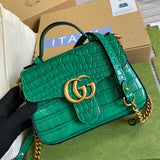 Back view of premium everyday-luxe women's handbag – women's statement bag