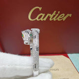 Close-up detail view of Cartier unisex jewelry piece