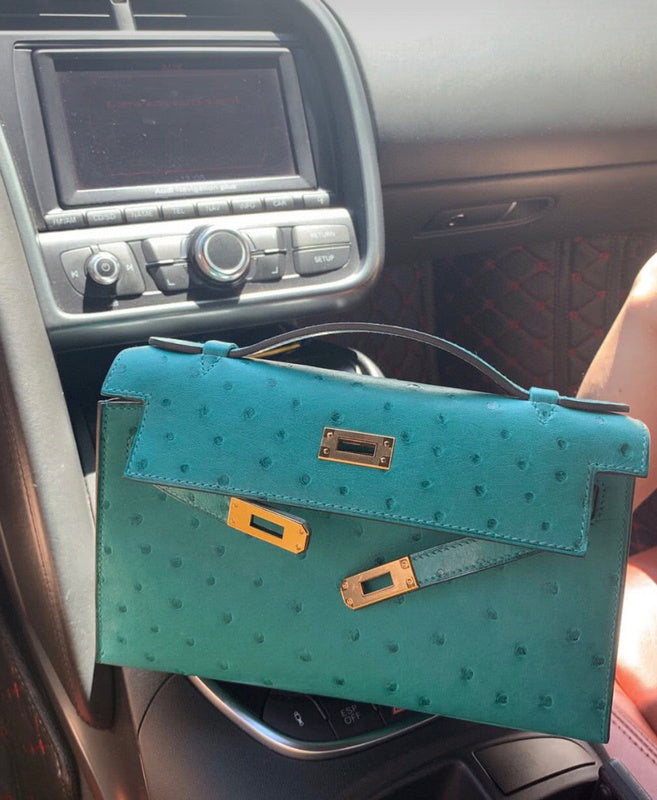 Interior view of sculpted premium bag
