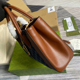 Top view of refined statement women's handbag – women's premium purse