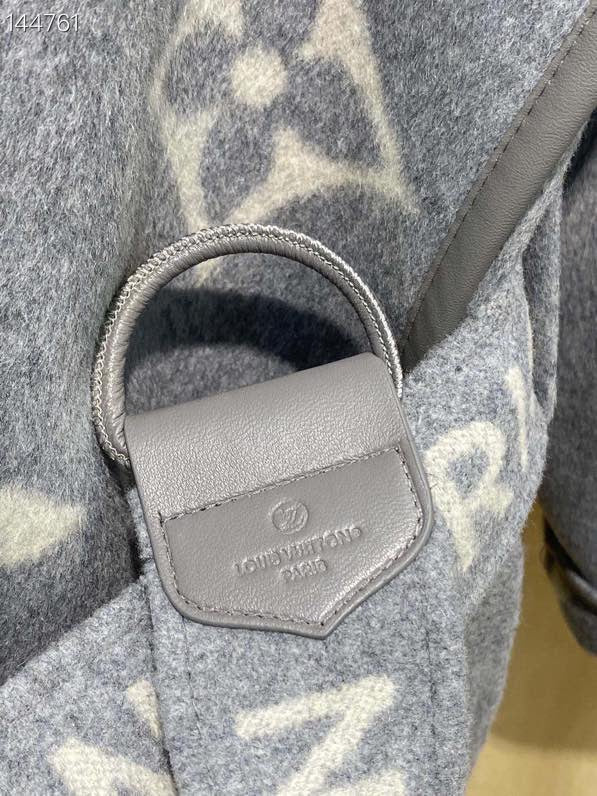 Front view of Louis Vuitton luxury clothing with contemporary cut