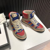 Gucci sneakers detailed view showing premium designer craftsmanship