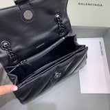 Contemporary Premium PU Leather Handbag - Smooth Faux-Leather Exterior | Women's Statement Accessory #279 - alternate angle view (image 8) of designer-inspired handbag