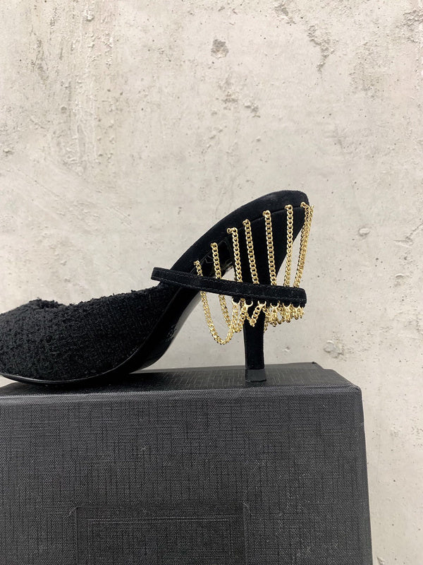 Front view of Saint Laurent luxury piece style No.021