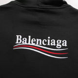 Close-up of Balenciaga designer clothing craftsmanship