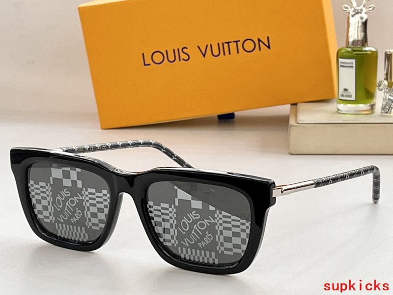 Front view of Louis Vuitton unisex sunglasses