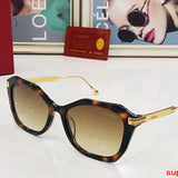 Close-up detail view of Cartier unisex sunglasses