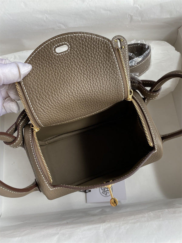 Close-up detail of polished bag design