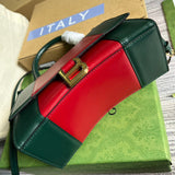 Sleek Faux Leather Handbag - Premium Craftsmanship Detailing | Women's Everyday Carry Handbag #305 - styled full view (image 7) of designer-inspired handbag