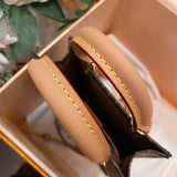 classic handbag detail view showing craftsmanship 8