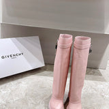 Givenchy Camel Platform Heels - Full Silhouette View