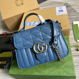 Front view of refined statement women's handbag – women's designer-style accessory