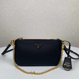 Top view of premium polished women's handbag – women's designer-style accessory