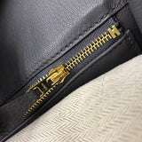 Close-up detail of refined bag design