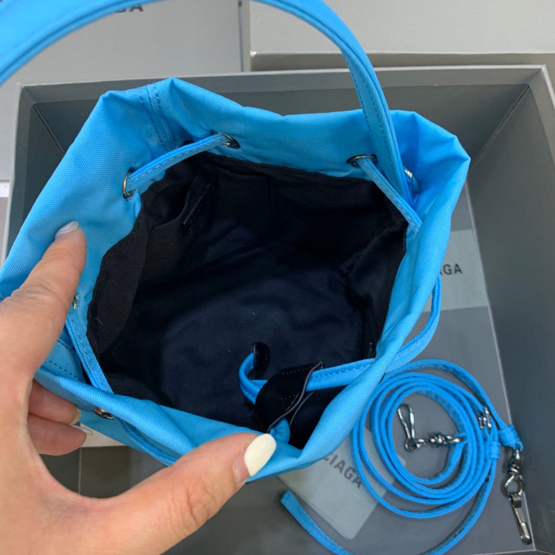 Understated Vegan Leather Handbag - Statement Silhouette | Women's Everyday Carry Handbag #591 - styled full view (image 7) of designer-inspired handbag