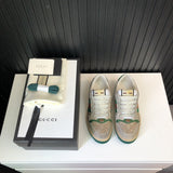 Gucci clean off-white luxury sneakers view 6 premium leather build