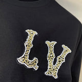 Back view of Louis Vuitton cotton t-shirt with streetwear-inspired cut