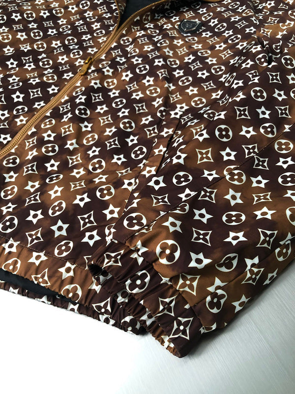 Full styled look of Louis Vuitton luxury clothing with tailored silhouette