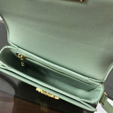 Back view of sleek chic women's handbag – women's statement bag