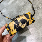 Modern Faux Leather Handbag - Signature Hardware Accents | Women's Statement Accessory #1050 - hardware and detail close-up (image 5) of designer-inspired handbag