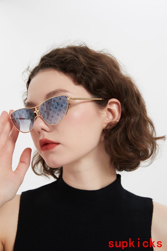 Side view of Louis Vuitton unisex sunglasses