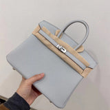  structured shoulder bag detail view showing craftsmanship