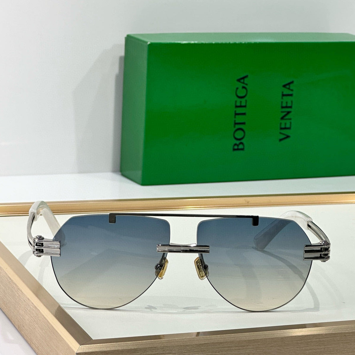 Front view of Bottega Veneta Sunglasses premium piece