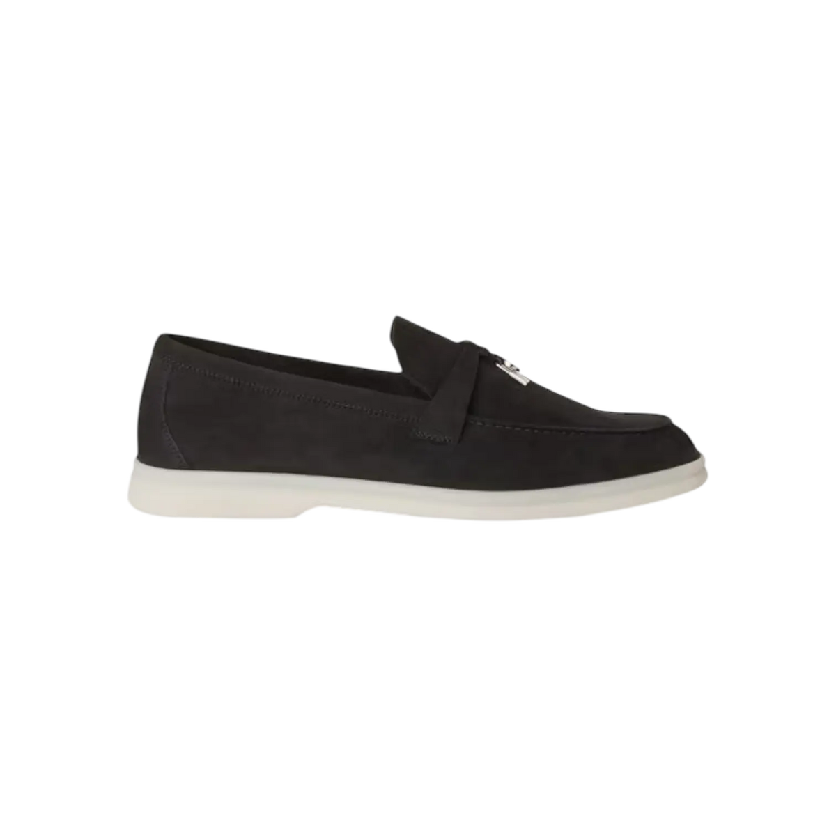 Loro Piana Summer Charms Loafer Caviar
