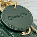 Front view of Christian Dior Mini Lady Bag premium cd mini lady bag