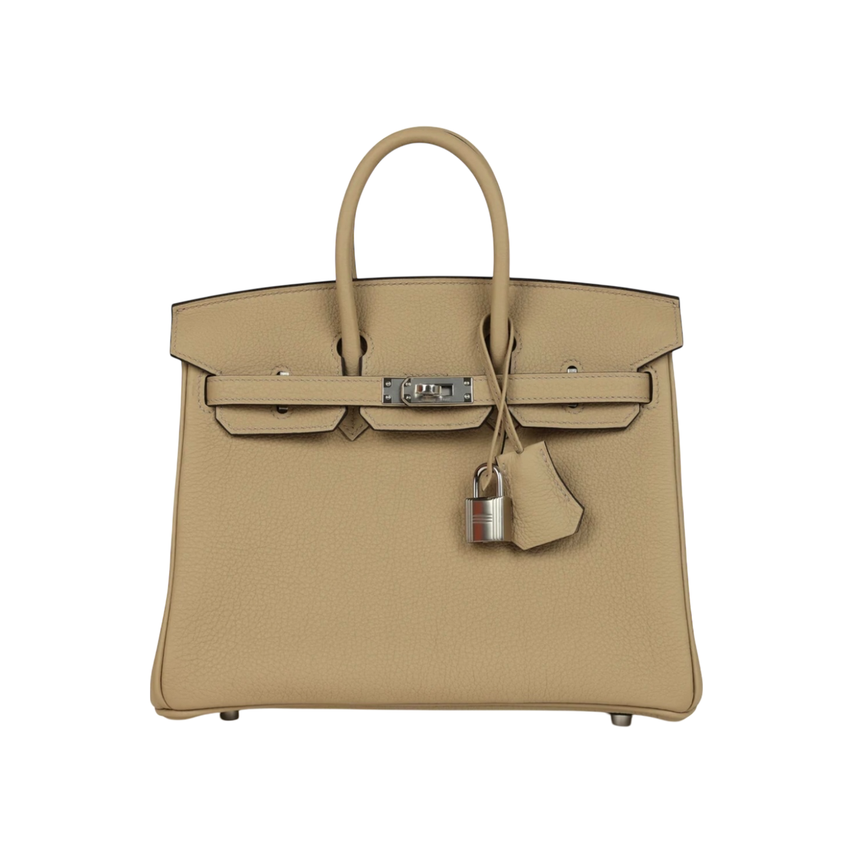 HermÃ¨s Birkin 25 Trench Togo Palladium Hardware