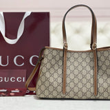 Gucci Emblem Small Tote Bag – luxury designer tote bag at Bellvora