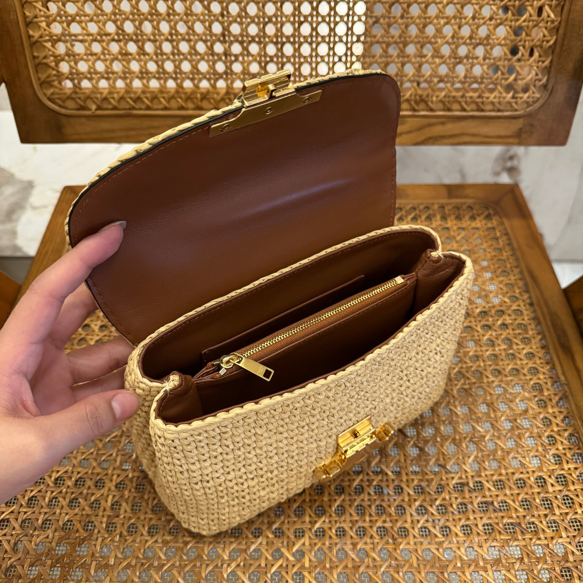 Celine Teen Nino Bag detail shot – designer craftsmanship and quality