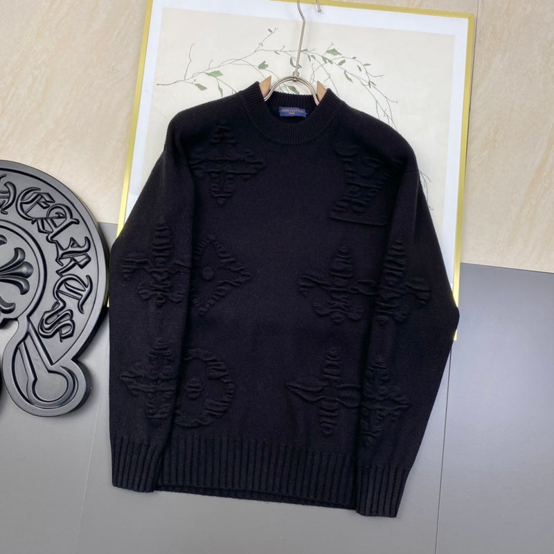 Front view of Louis Vuitton luxury clothing with relaxed-fit cut