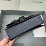 Contemporary Premium PU Leather Handbag - Smooth Faux-Leather Exterior | Women's Statement Accessory #279 - hardware and detail close-up (image 5) of designer-inspired handbag